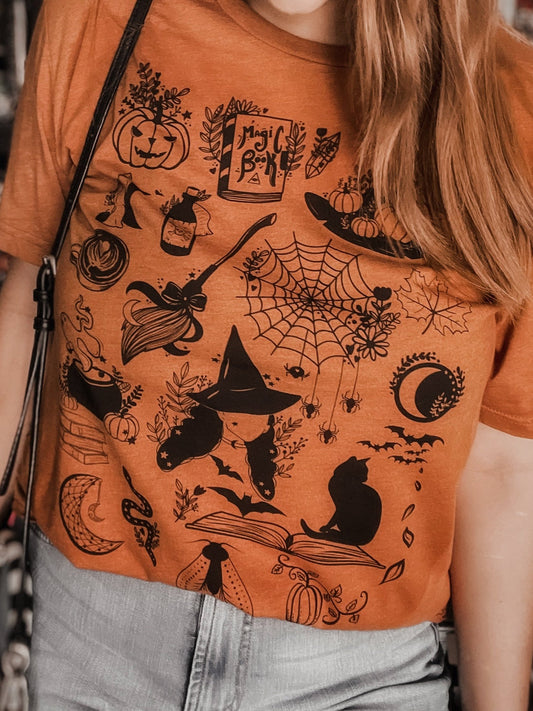 Witchy Autumn Top