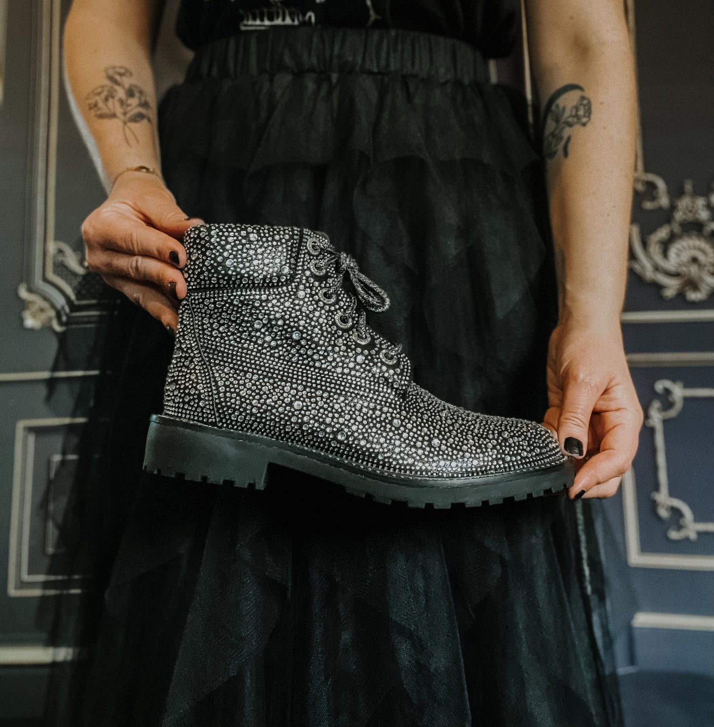 Layered Black Tulle Skirt (Avail in Plus Size)