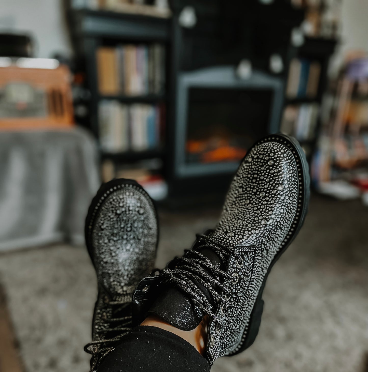 Crystal Military Boot