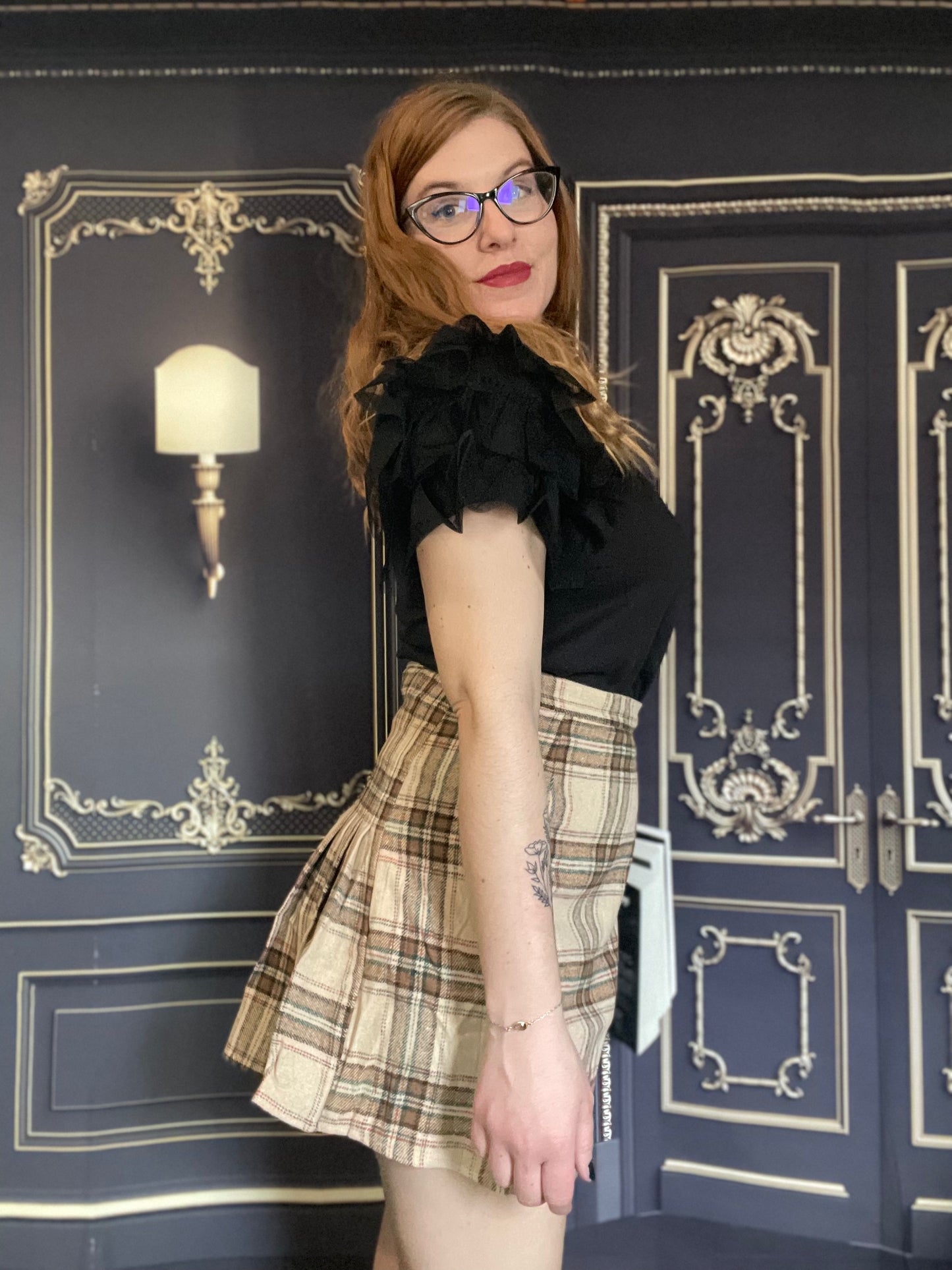 Light Academia Wrap Skirt