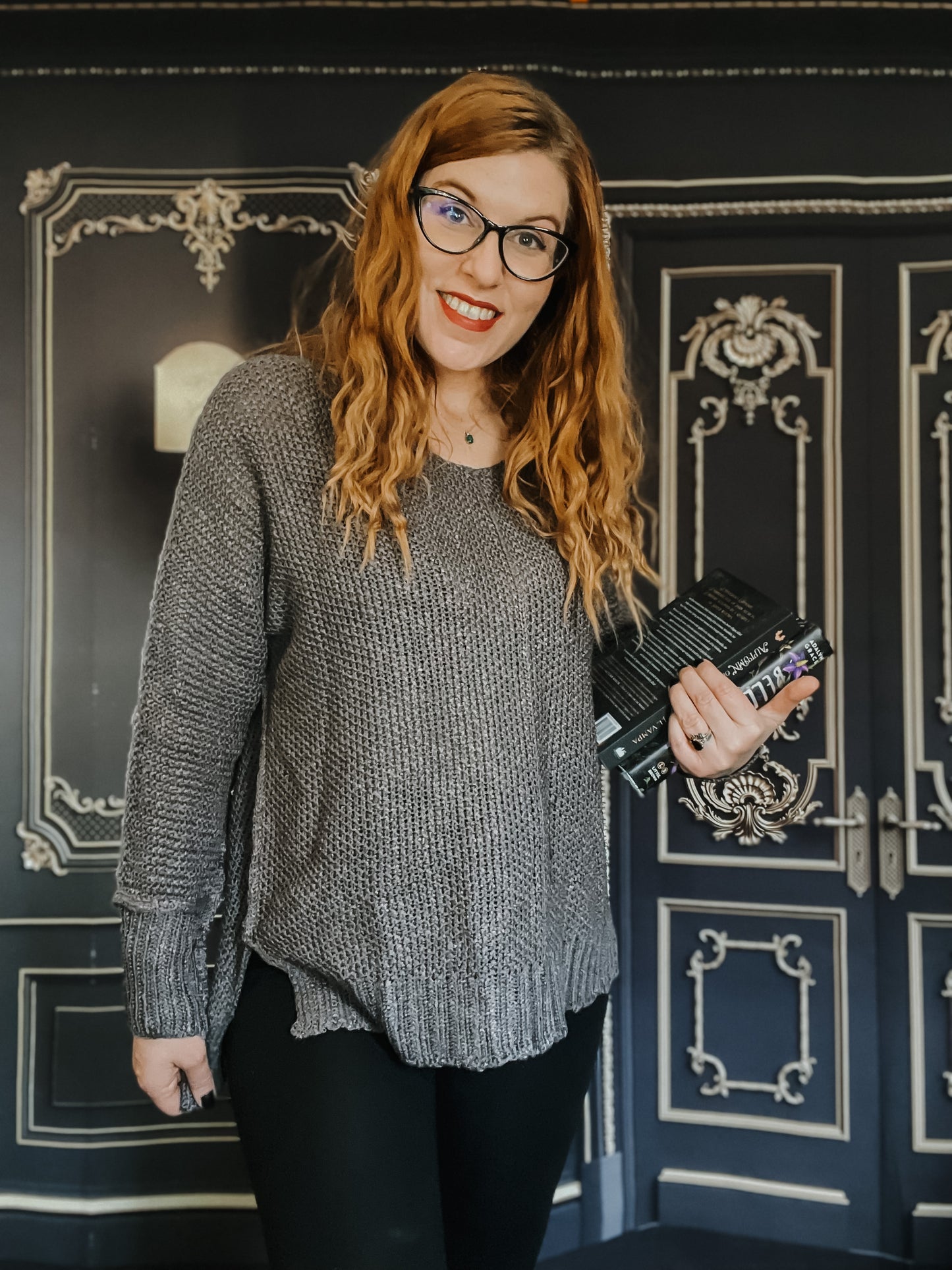 Reverse Seam Loose Sweater