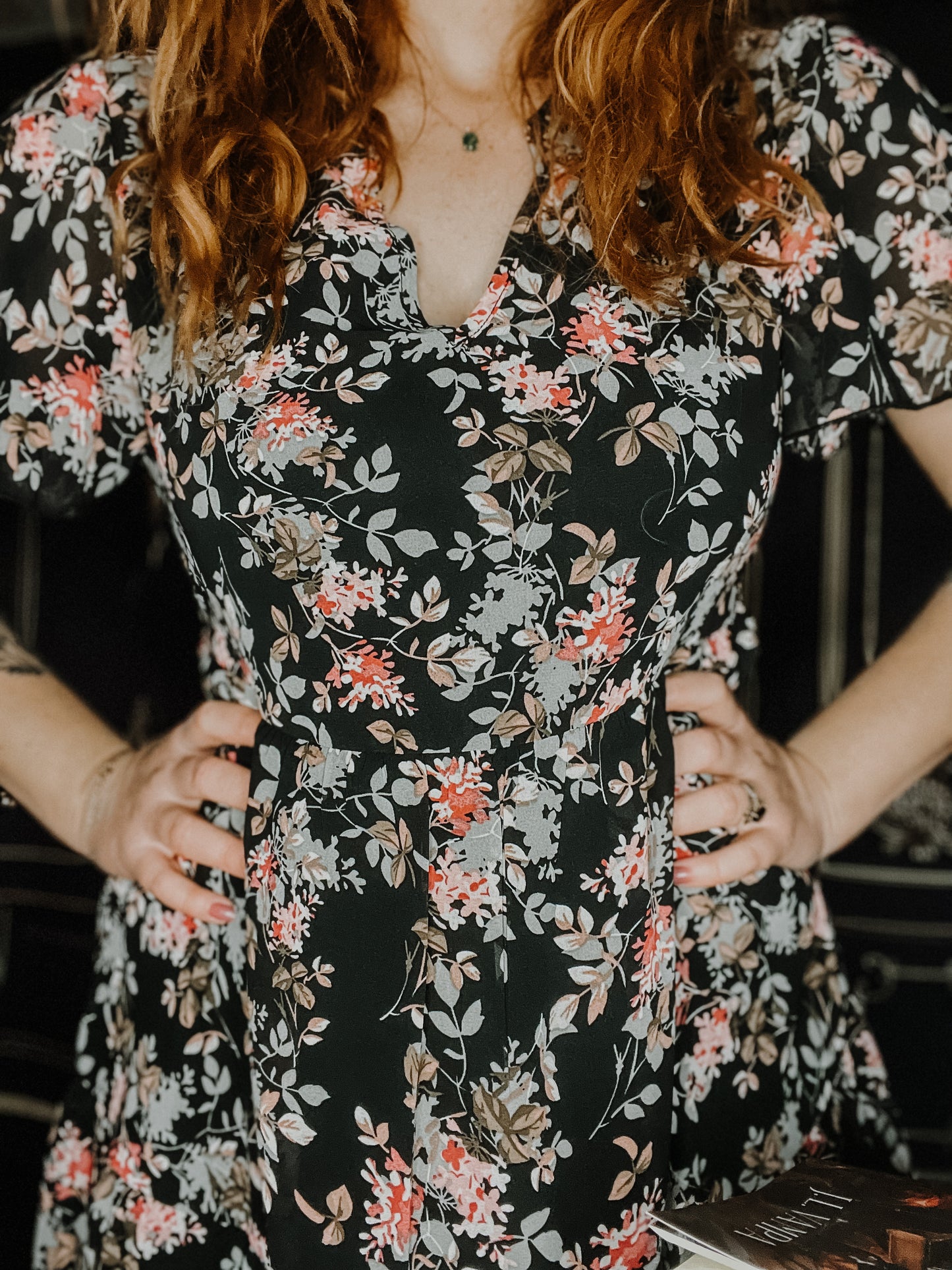 Midnight Florals Dress