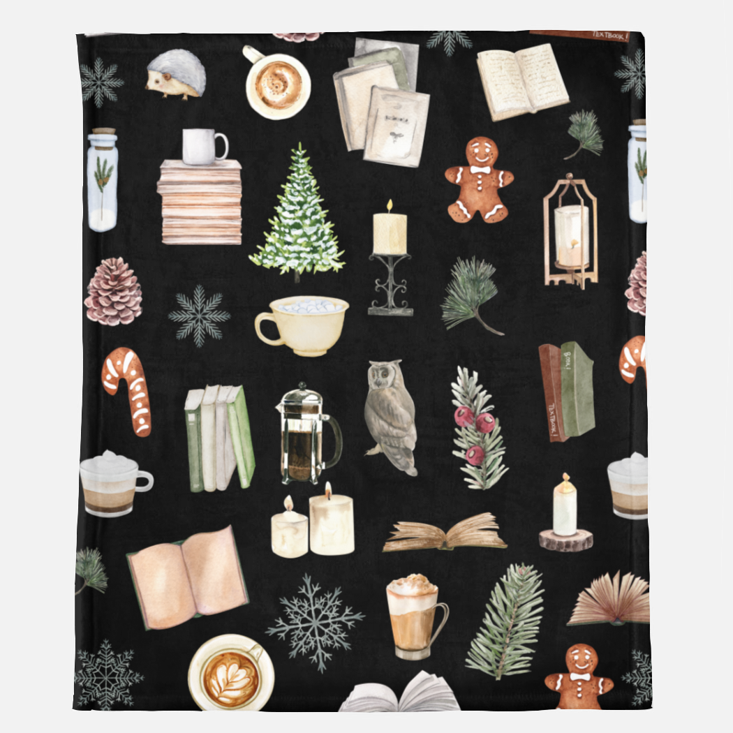 Bookish Winter Blanket