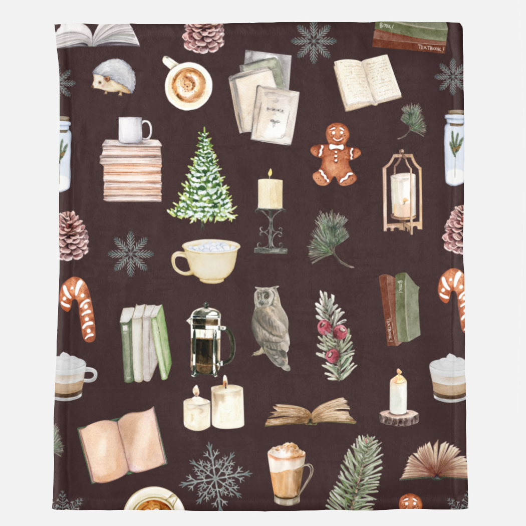 Bookish Winter Blanket