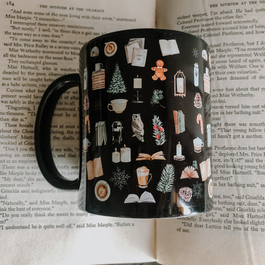 Bookish Winter Mug