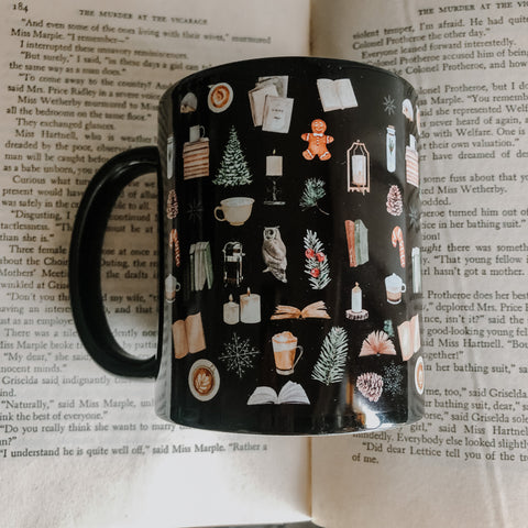 Bookish Winter Mug