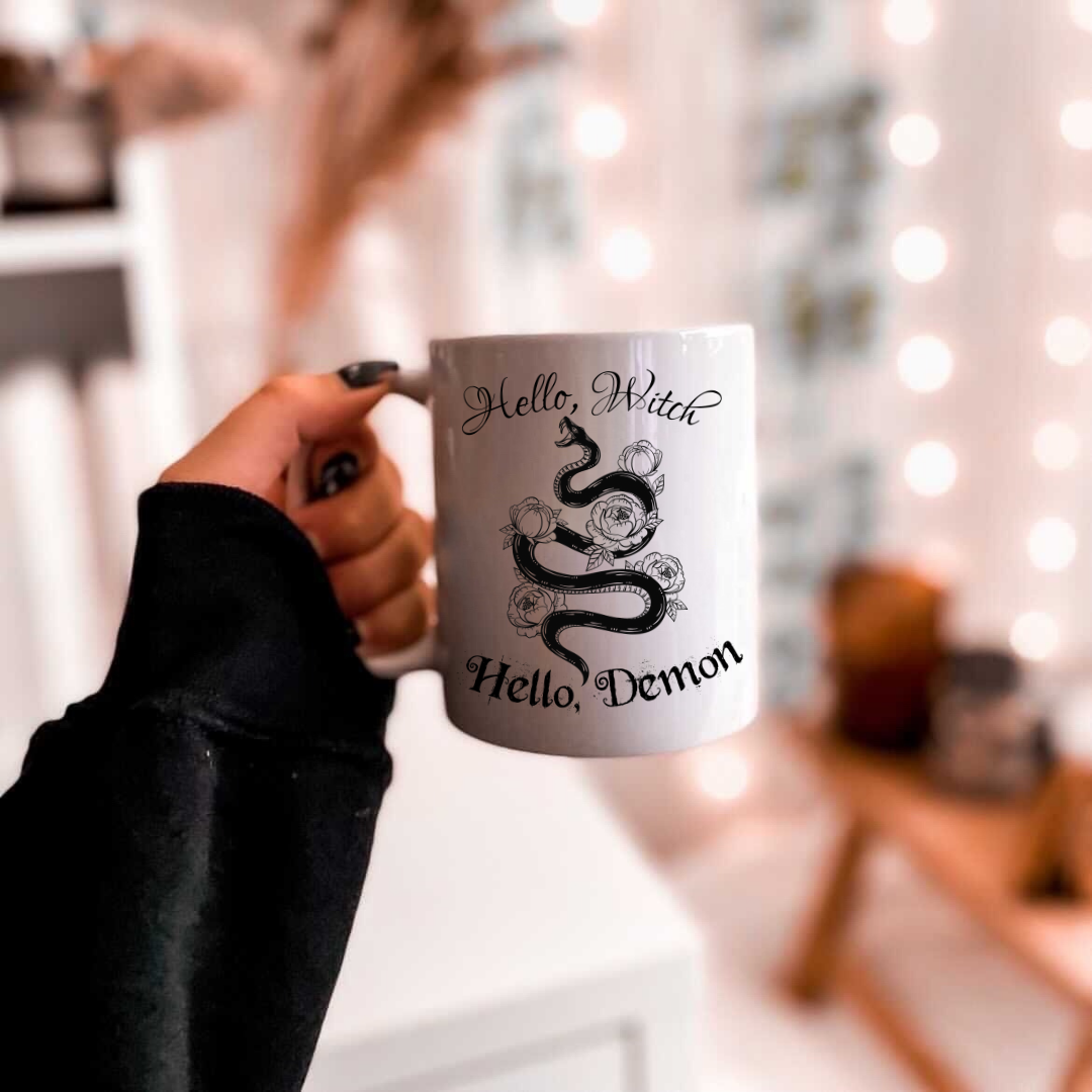 Hello Witch, Hello Demon Mug