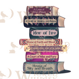 Sarah J Maas Book Stack